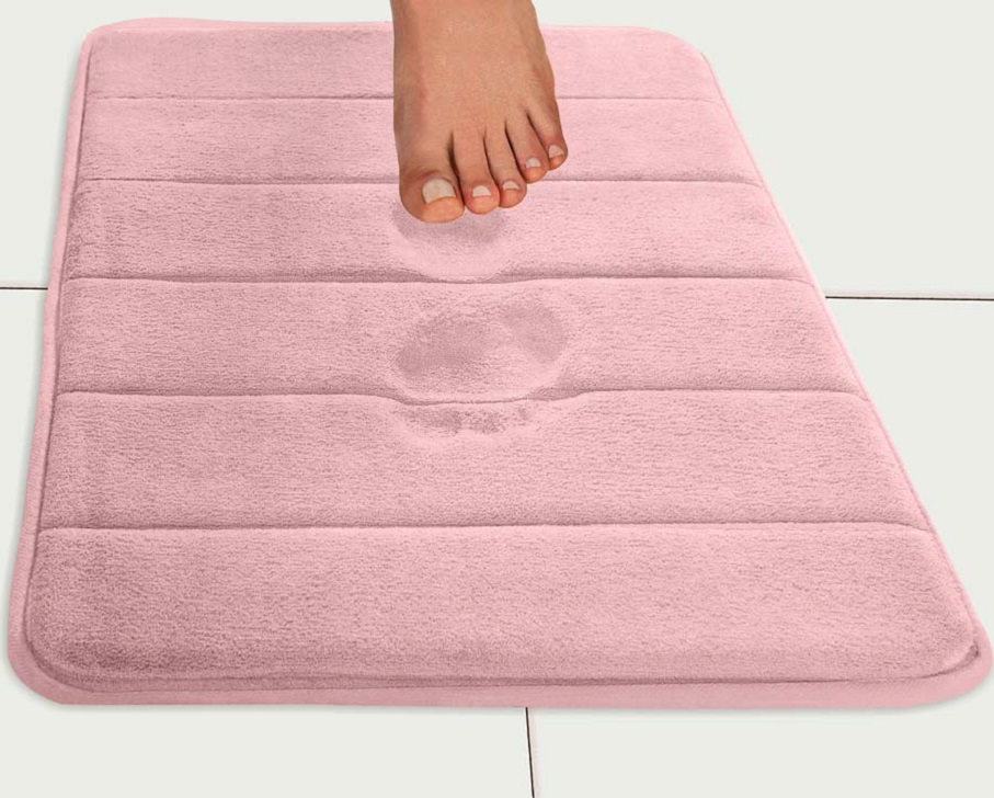 Tapete super soft 40 x 60 visco elástico Nasa Rosa - Camesa