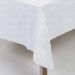 Toalha De Mesa Jacquard Neo Classico Arabesco 160x240 Branco Camesa