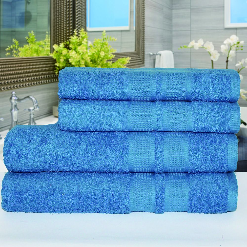 Toalha Remix Rosto 50x80 Azul Camesa