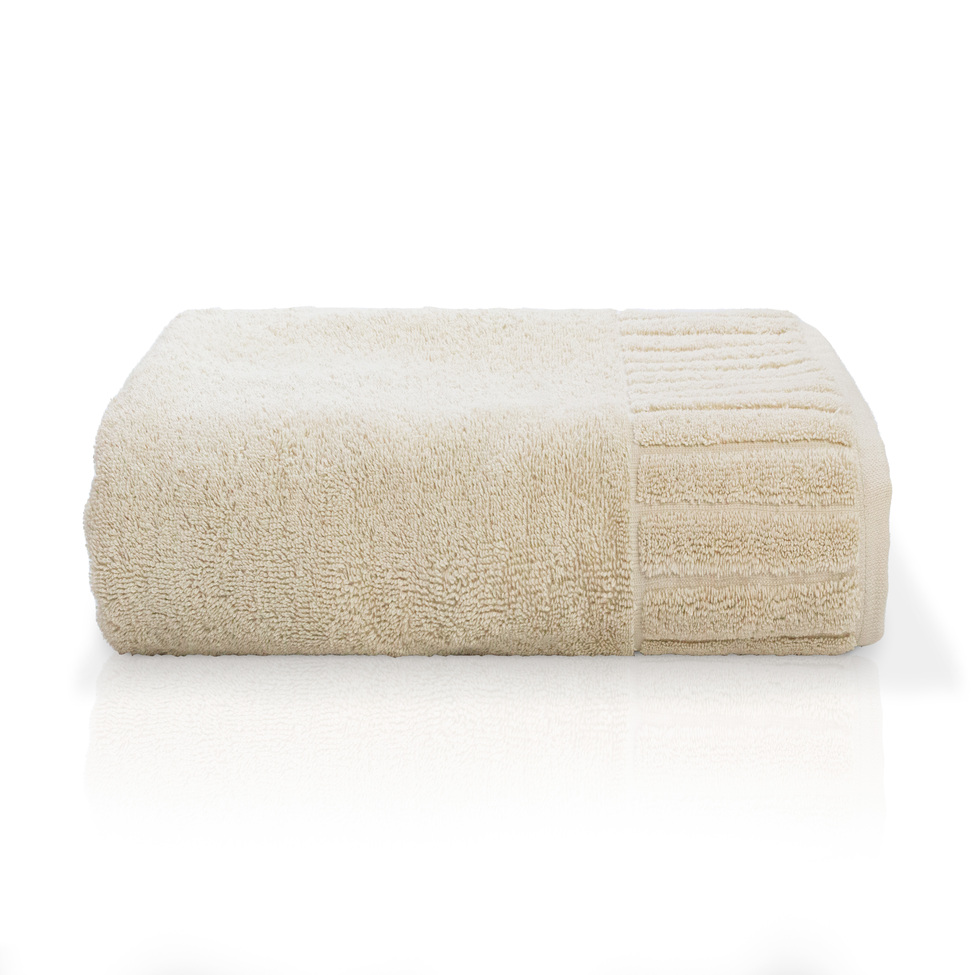 Toalha de Rosto Velour Bege