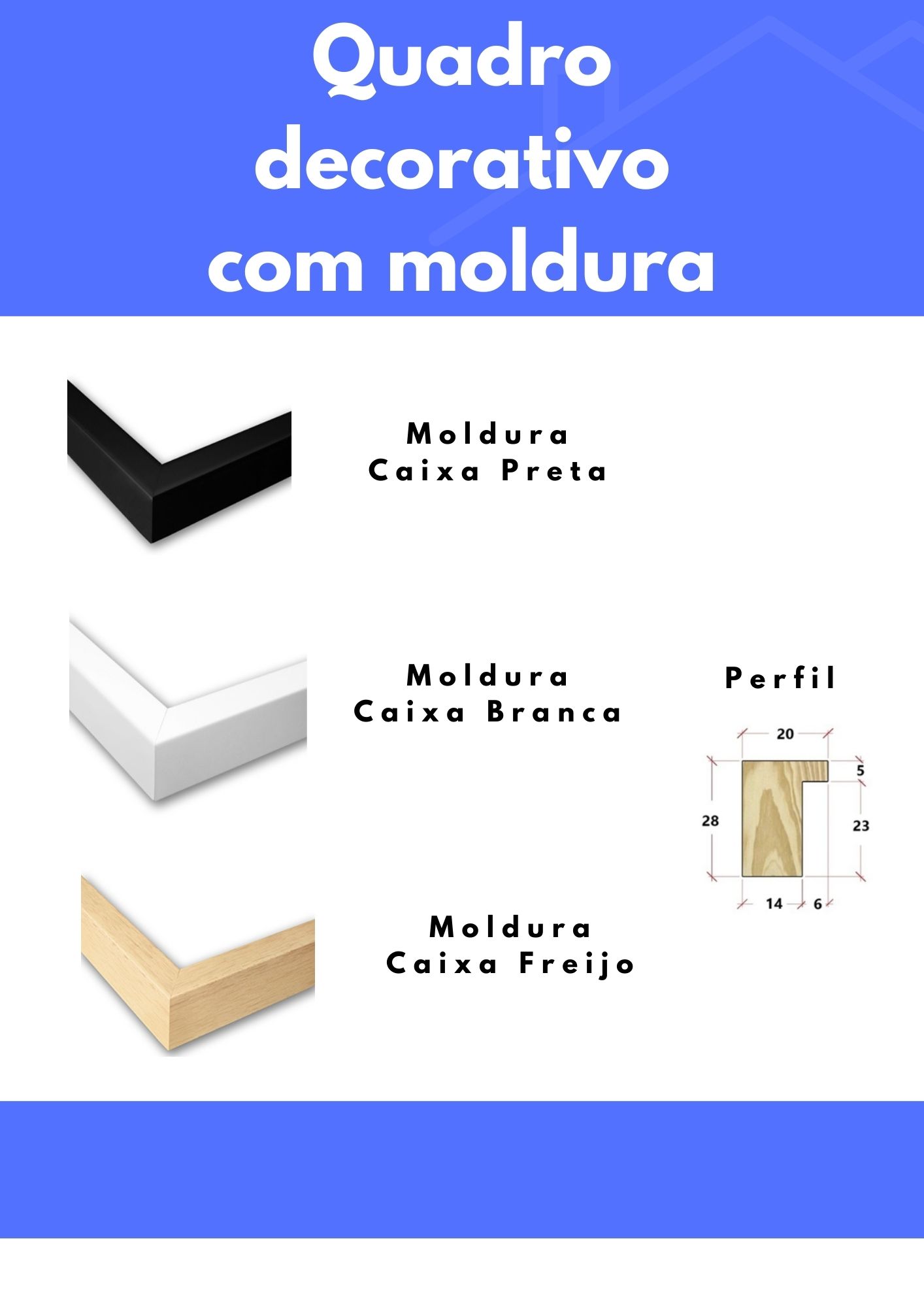 Quadro Decorativo Abstrato Intenso com Moldura Caixa, na posição Horizontal, ideal para ambiente de Sala, Quarto e Hall (Moldura Nogueira, 100x70 cm)