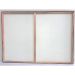 Quadro Decorativo Abstrato com Moldura Caixa, na posição Horizontal, ideal para ambiente de Sala, Quarto e Hall (Moldura Preta, 100x50 cm)