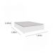 Cama Box Casal Grécia Neve/Branco