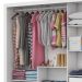 Guarda Roupa Dubai 3 Portas de Correr com Espelho Central 3 Gavetas Carioca Branco