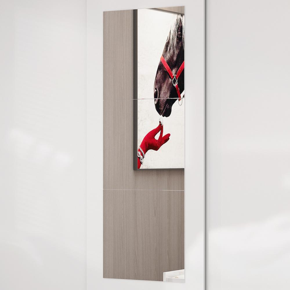 Guarda Roupa Dubai 3 Portas de Correr com Espelho Central 3 Gavetas Carioca Branco