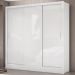 Guarda Roupa Dubai com 3 Portas de Correr 3 Gavetas Carioca Branco
