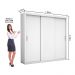 Guarda Roupa Roupeiro Bahia 3 Portas de Correr 4 Gavetas Carioca Branco