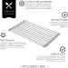  Esteira Escorredora Cozinha Multifunções Inox Silicone 48x24 