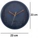  Relógio Moderno Azul 23cm - Decoração Sala , Cozinha e Quarto 