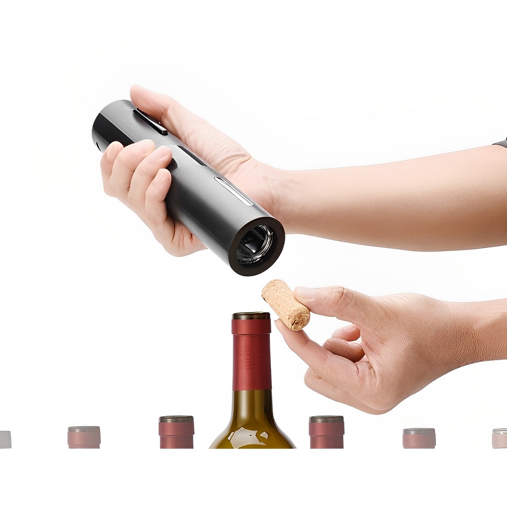 Abridor de Garrafas de Vinho Automatico, Saca Rolhas a Pilha  