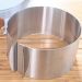 Aro para Bolo - Ajustavel de 16cm a 30cm - Inox