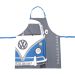 Avental Algodão VW Kombi Peace And Love Cinza 