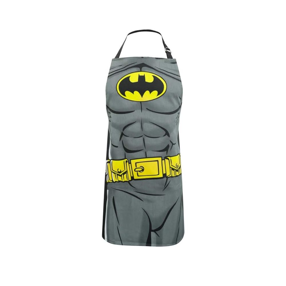 Avental Algodão WB DC Comics Batman Body Preto 70X0,5X80CM 