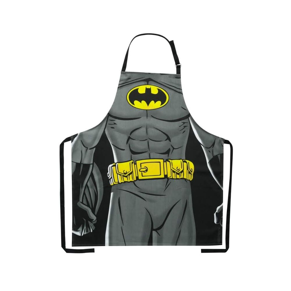 Avental Algodão WB DC Comics Batman Body Preto 70X0,5X80CM 