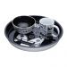 Bandeja Redonda Funda em Metal Kombi 33cm