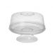 Boleira de Acrilico com Pedestal e Tampa 26cm 