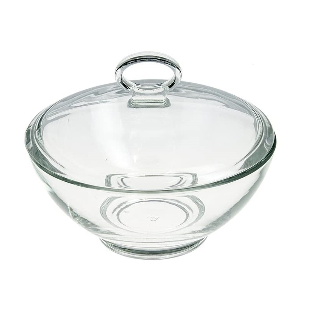 Bomboniere de Vidro Pote para Doces com Tampa 13cm 