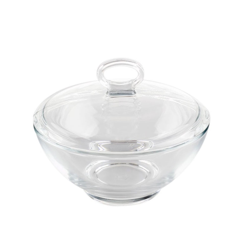 Bomboniere de Vidro Pote para Doces com Tampa 13cm 