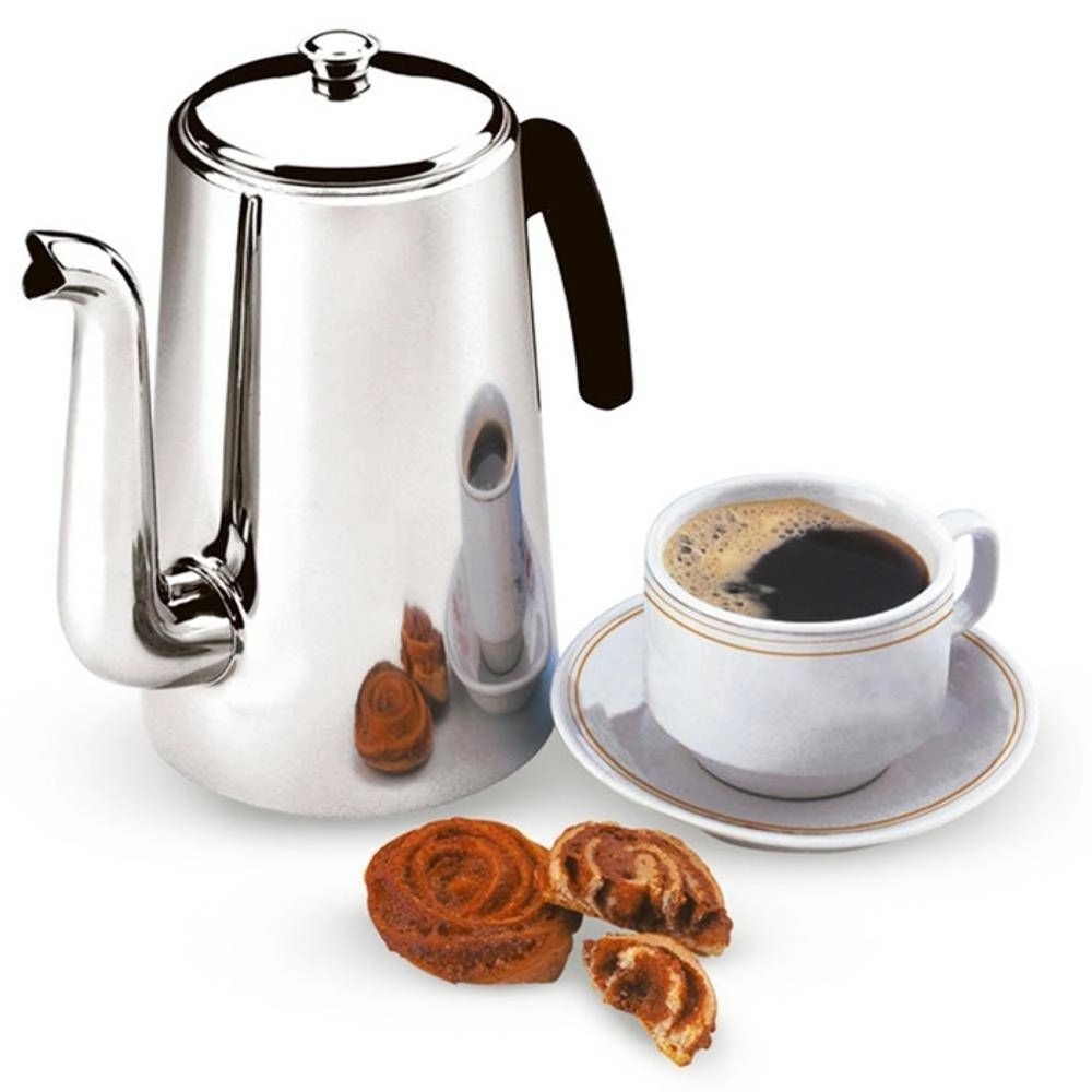 Bule Inox 1,5 Litros Tradicional Bico Longo 