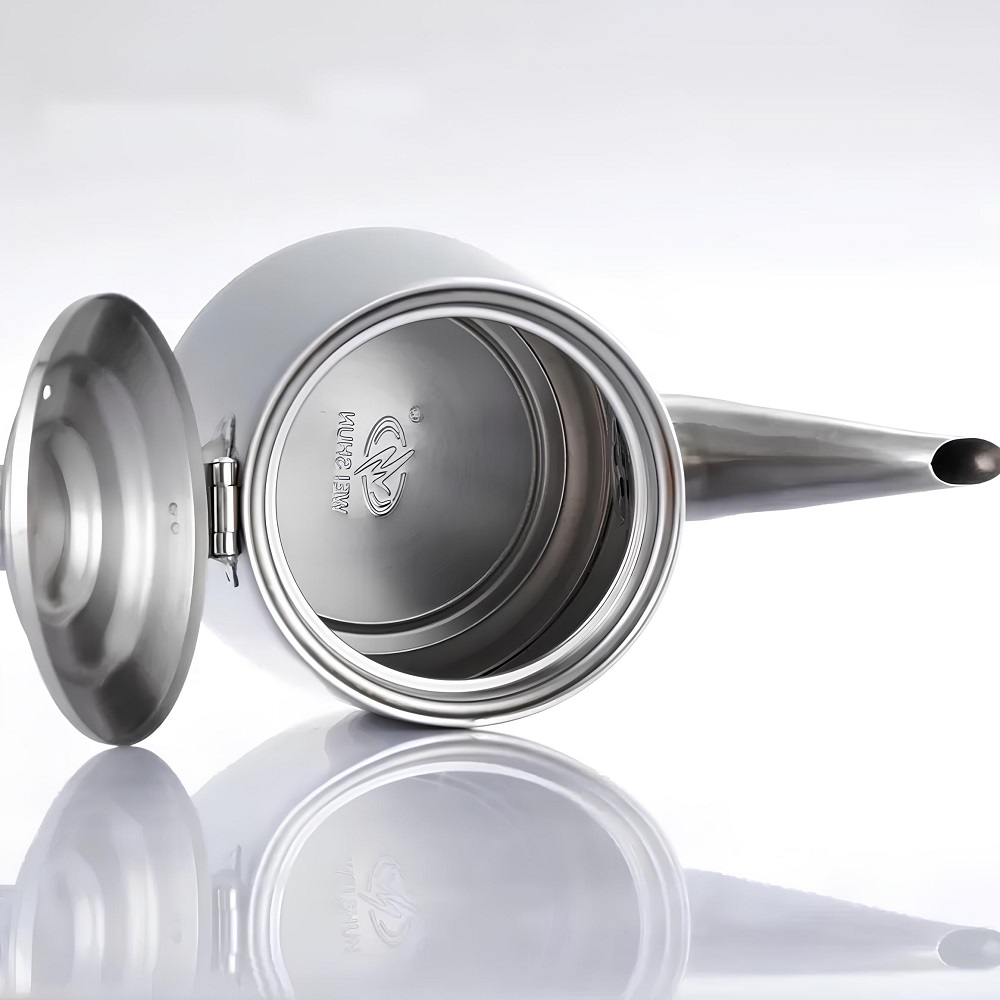 Bule p/ Fogão de Indução em Inox - Ideal p/ Chá/Café 1,5Lts 