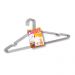 Cabide Cromado - Kit com 3 Cabides para Roupas em Aço Cromado com Cava