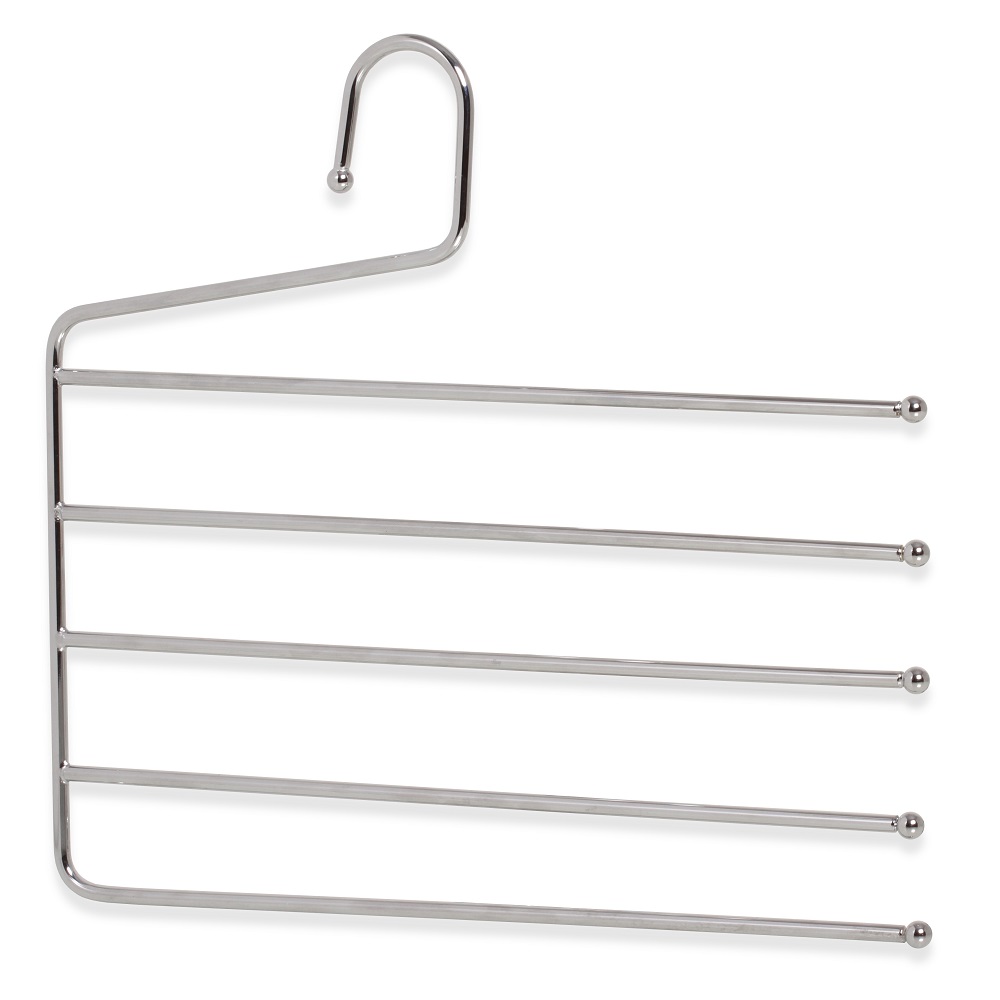 Cabide para Calça Super Reforçado em Aço Cromado para 5 Calças
