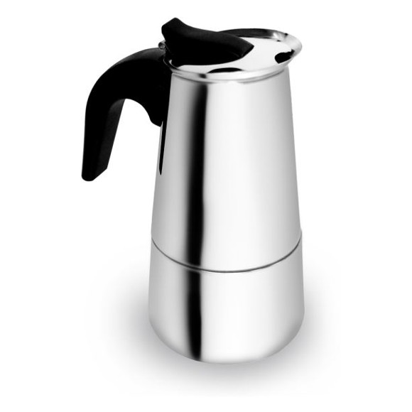 Cafeteira Expresso Italiana Para 6 Xícaras Aço Inox - Baquelite (cabo) 
