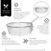 Cesto para Fritura Redondo em Inox para Fritar Batata e Salgados 