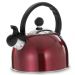 Chaleira Inox com Apito 2 Litros Vermelha - Lojas Carisma