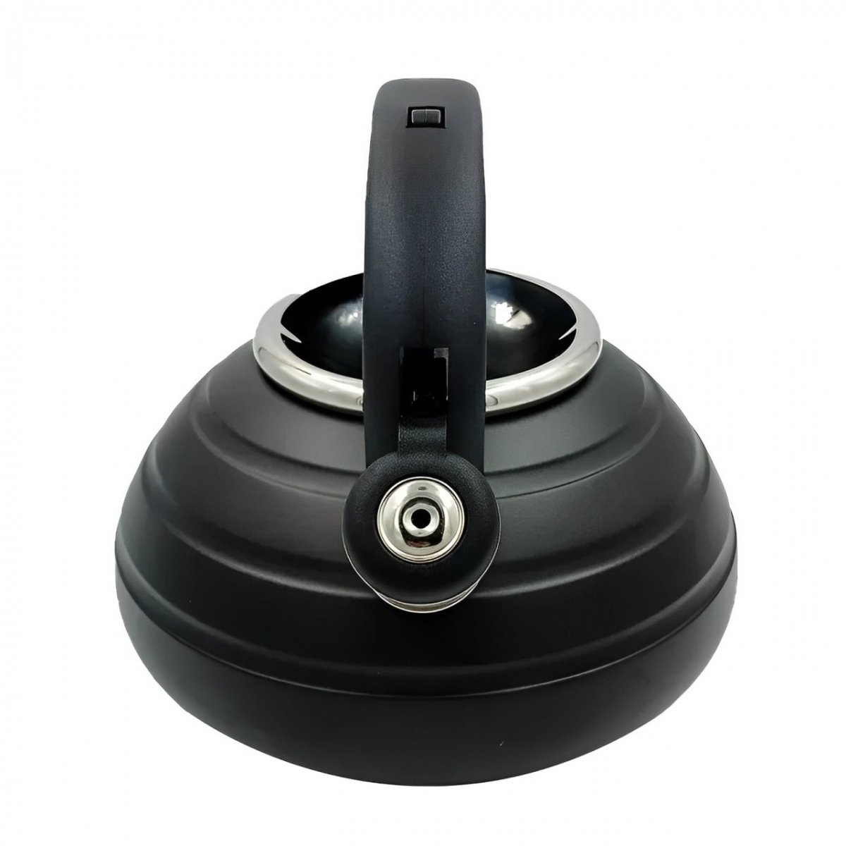 Chaleira Nero Inox 3L com Apito e Alça de Baquelite Preta Luxuosa 