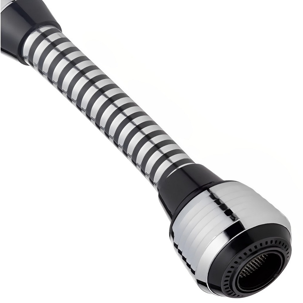 Chuveirinho / Bico Arejador para Torneira Longo Com Filtro Cromado 15cm 