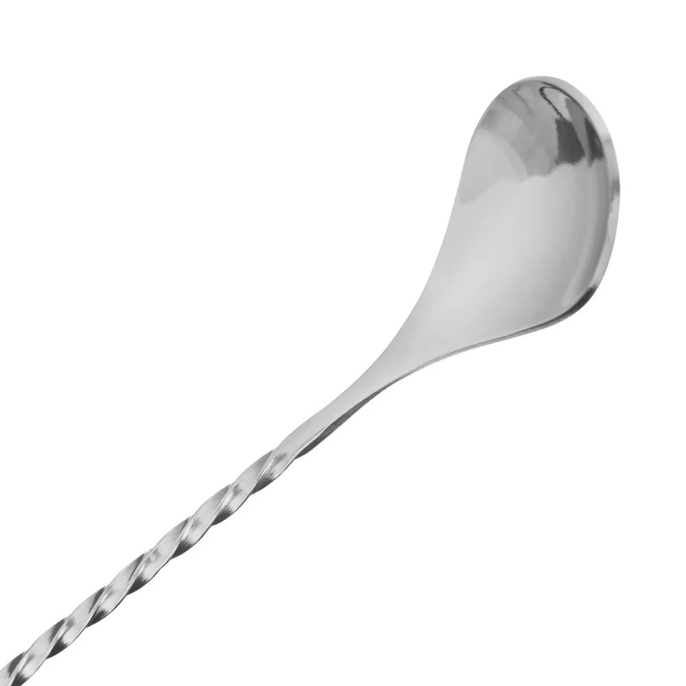 Colher Bailarina Inox 28cm Corpo Espiral  