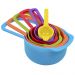 Colheres Medidoras para Receitas com 6 Unidades Plastica Coloridas 