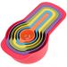 Colheres Medidoras para Receitas com 6 Unidades Plastica Coloridas 