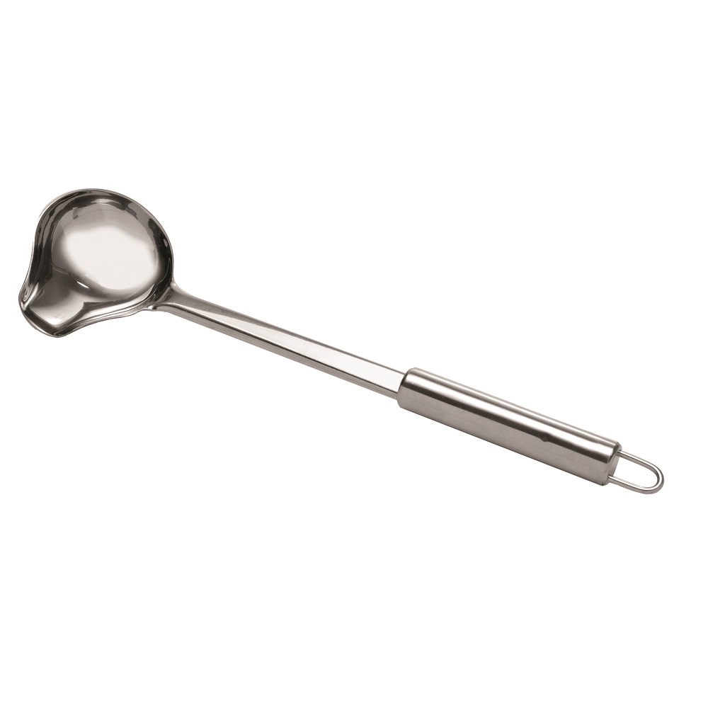 Concha para Molho 30cm em Aço Inox Molheira com Bico - Cozinha 