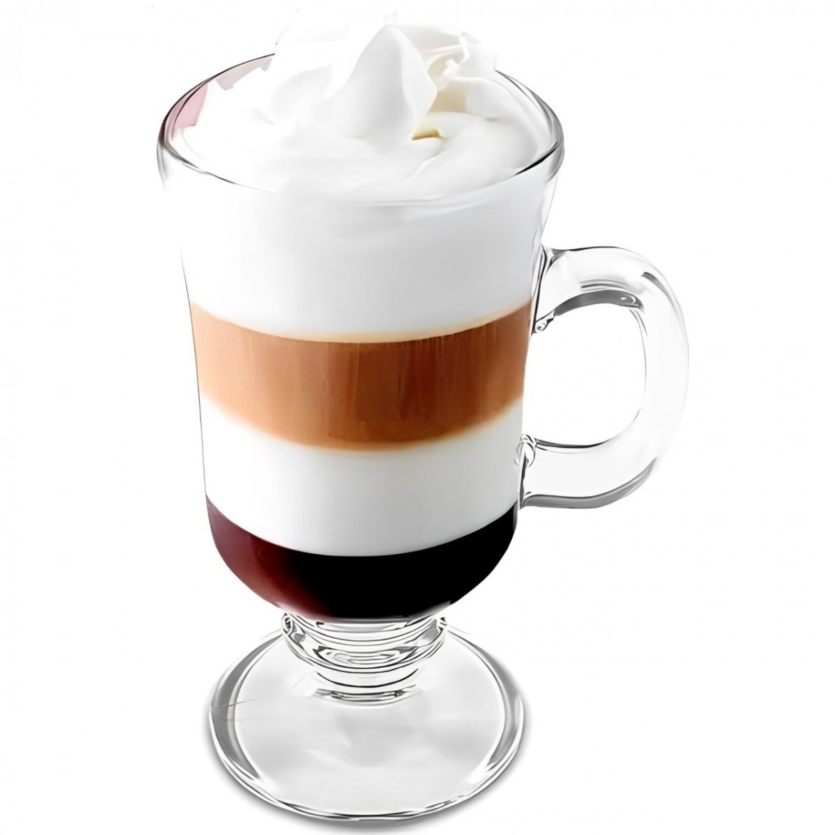 Conjunto 3 Xícaras para Cappuccino- Ideal para Dolce Gusto - Vidro Transparente -230mL 