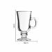 Conjunto 3 Xícaras para Cappuccino- Ideal para Dolce Gusto - Vidro Transparente -230mL 