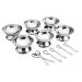 Conjunto Servir Sobremesa 12 peças Inox 