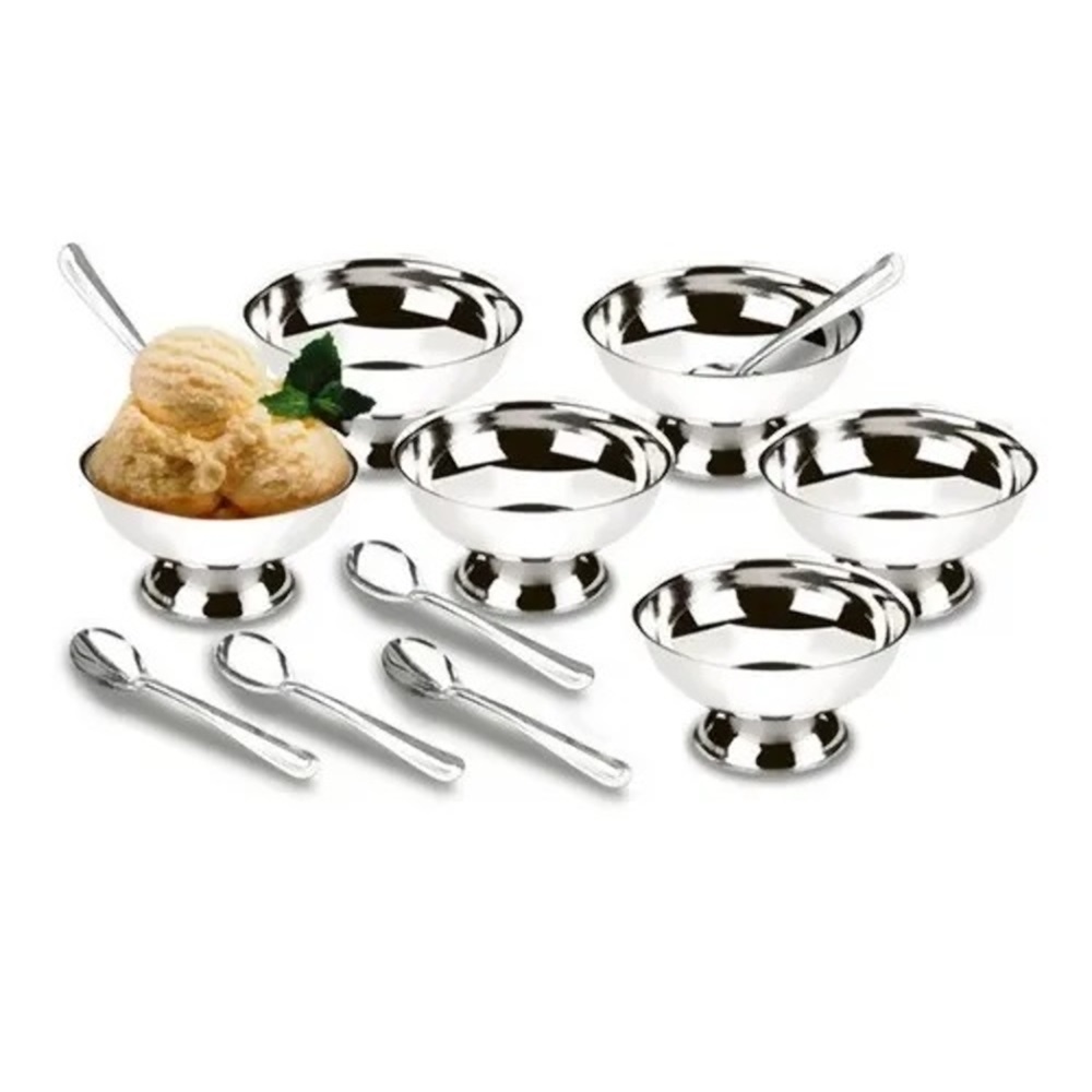 Conjunto Servir Sobremesa 12 peças Inox 