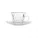 Conjunto Xícaras Diamond 12 Peças - 170 mL -  Vidro - Kit de Café e Chá 