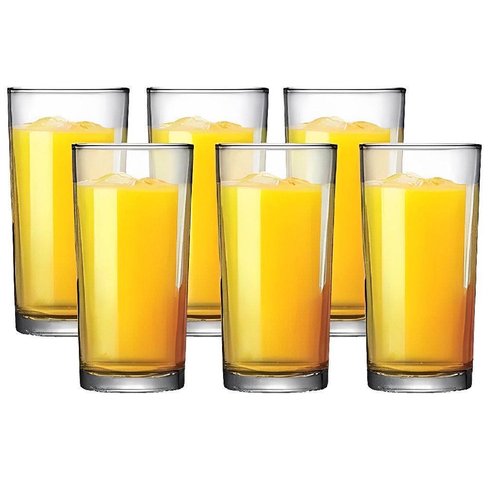 Conjunto de 6 Copos Altos de Vidro Gallery, A13cm, 260ml 