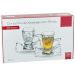 Conjunto de Xicaras em Vidro 85ml com 04 Xicaras e 04 Pires 