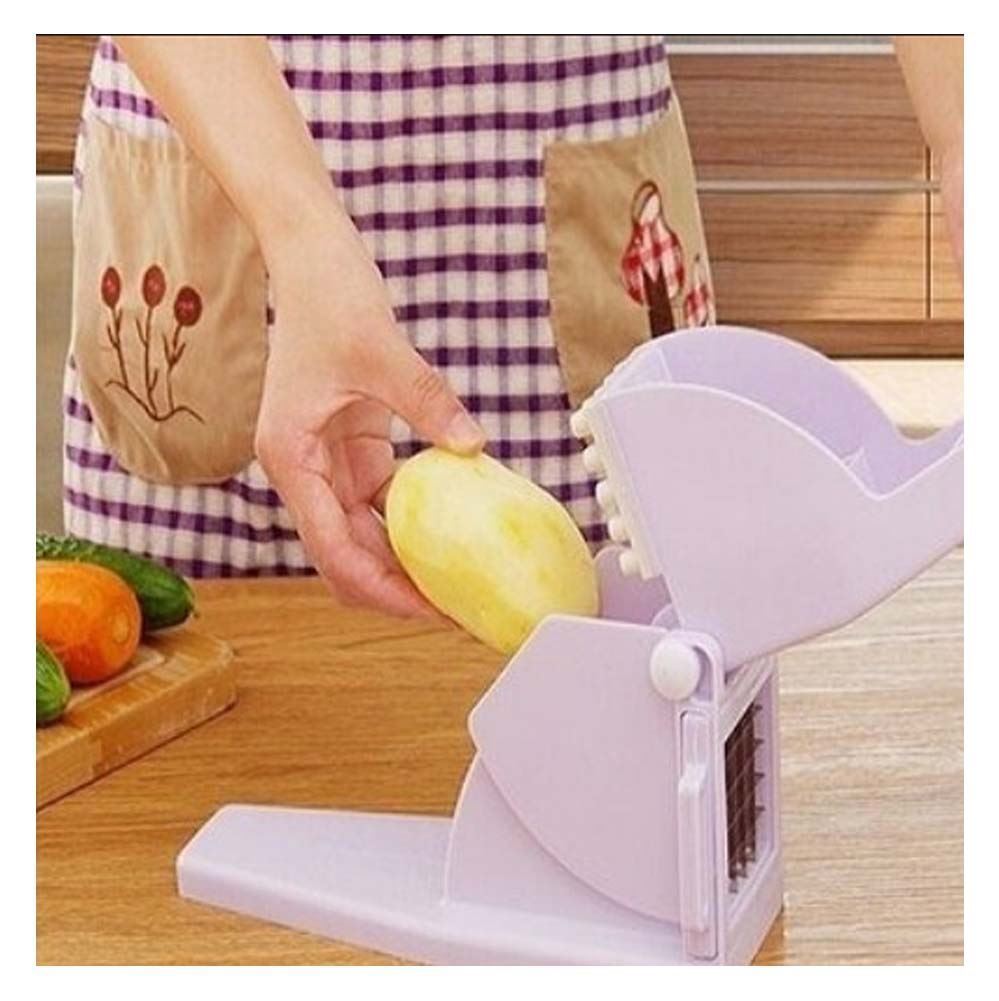Cortador de Batata Palito - Picador de Legumes com 2 Modelos de Laminas