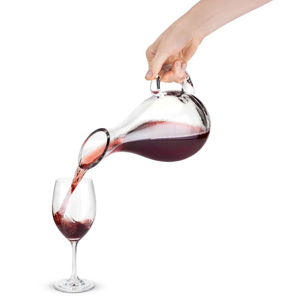 Decanter Vinho Vidro 1,7 Litros com Alça Inclinado