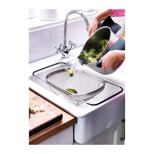 Escorredor De Macarrão Extensivel Em Inox  