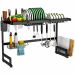 Escorredor Organizador De Louça Modular Suspenso Preto 