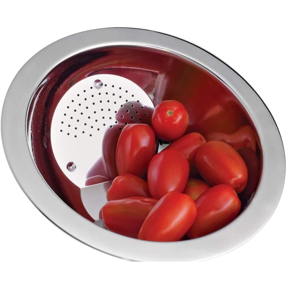 Escorredor de Arroz em Aço Inox - 20cm 