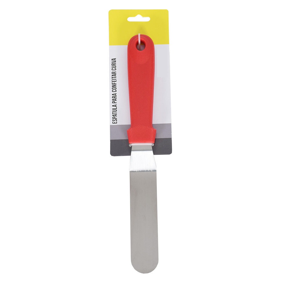 Espatula para Confeitar Bolo Curva Inox 26cm - Lojas Carisma