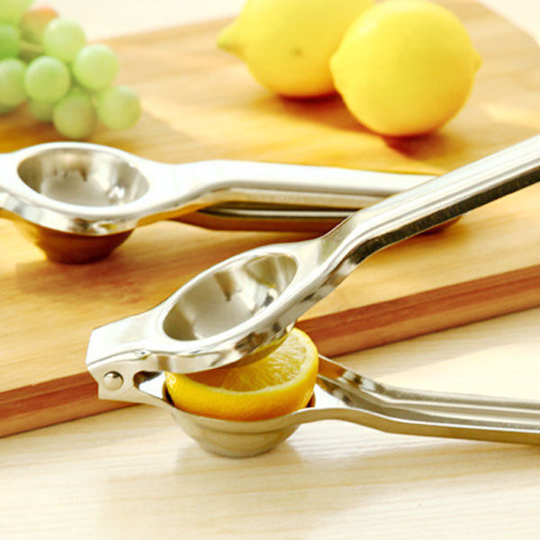 Espremedor De Limão Em Aço Inox 20 Cm  