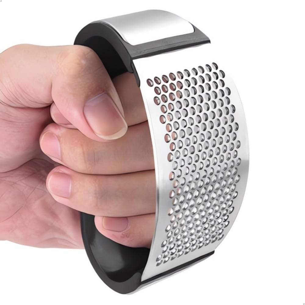 Espremedor Mágico de Alho Inox - Triture sem Sujeira, Sem Cheiro 